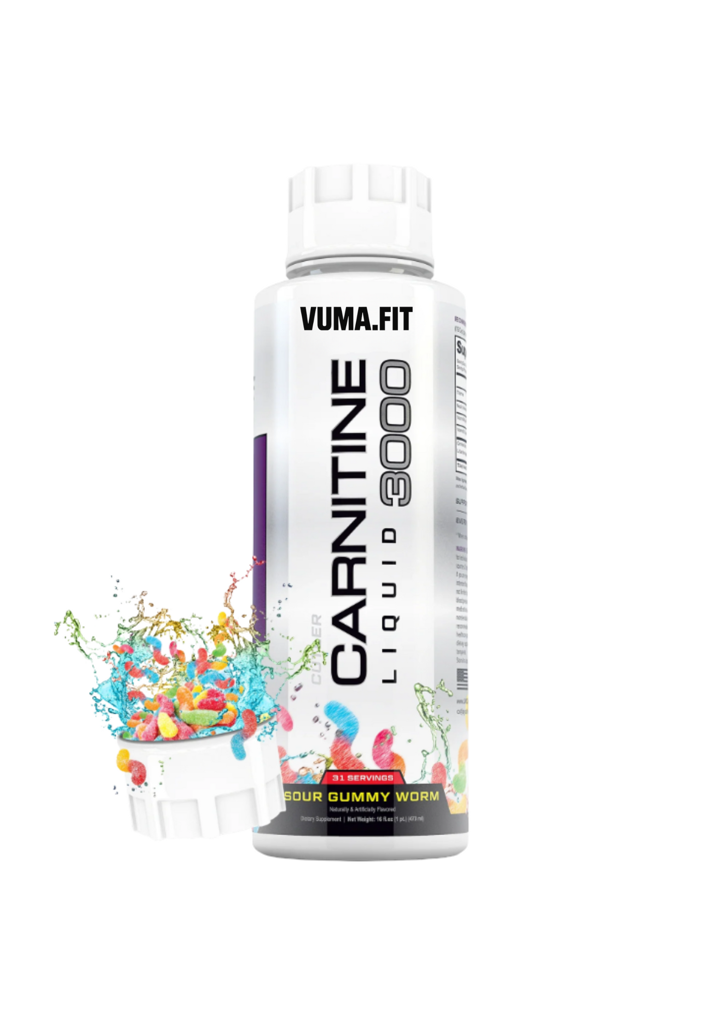 L-Carnitine 3000 Gummy Worm Flavour